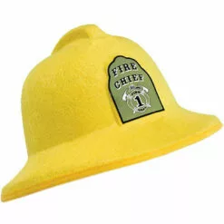 Bristol Novelty Fireman & Firewoman Adult Felt Fireman Hat