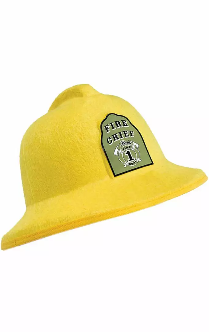 Bristol Novelty Fireman & Firewoman Adult Felt Fireman Hat 1 Bristol Novelty Fireman & Firewoman Adult Felt Fireman Hat
