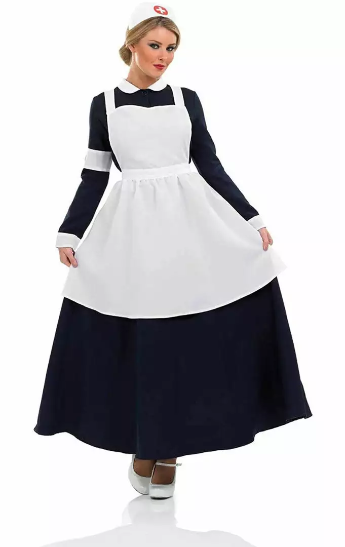 Generic Adult Victorian Nurse Costume 1 Generic Adult Victorian Nurse Costume