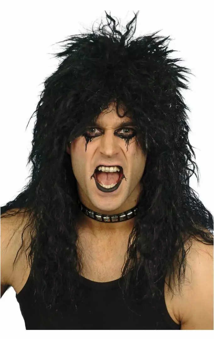 Smiffys Alice Cooper Black Wig Music & Pop/Rock Stars 1 Smiffys Alice Cooper Black Wig Music & Pop/Rock Stars