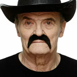 Generic 1970's Black 70s Moustache