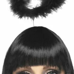 Smiffys Black Angel Halo Accessory Angels