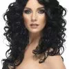 Smiffys All Accessories Black Glamour Wig