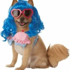 California Costumes Music & Pop/Rock Stars California Girl Katy Perry Dog Costume