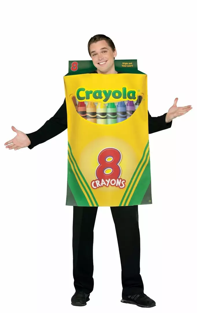 Generic Crayola Box Of 8 Costume 1 Generic Crayola Box Of 8 Costume