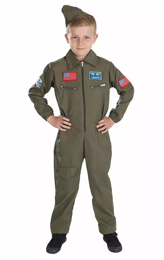Generic Kids Air Cadet Costume 1 Generic Kids Air Cadet Costume