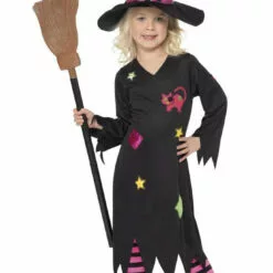 Smiffys Kids Cinder Witch Costume