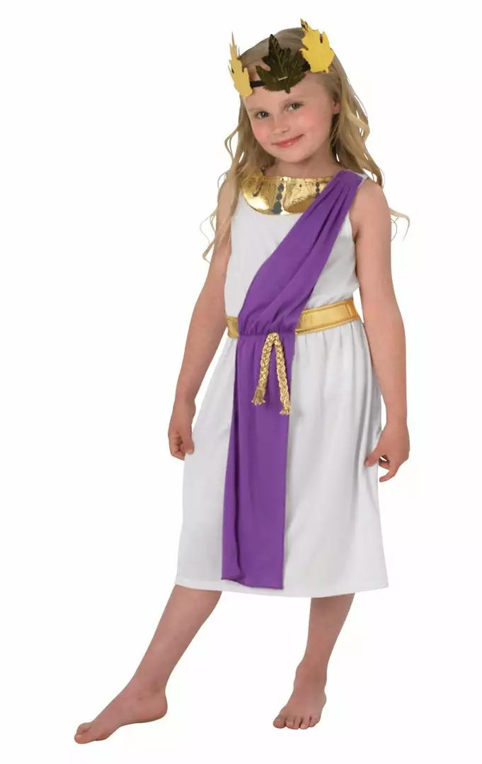 Rubies Kids Roman Girl Costume 1 Rubies Kids Roman Girl Costume