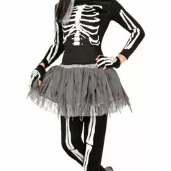 Palmer Halloween Kids White Skeleton Costume