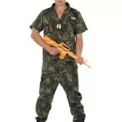 Generic Mens Camoflauge Soldier Costume