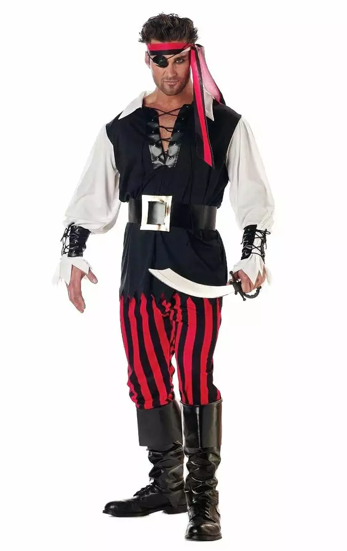 California Costumes Mens Cutthroat Pirate Costume 1 California Costumes Mens Cutthroat Pirate Costume