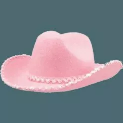 Bristol Novelty American / USA Pink Cowboy Hat