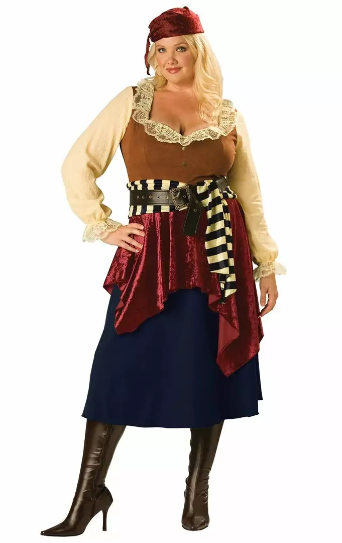 InCharacter Costumes Book Characters Pirate Babe Plus Size Costume 1 InCharacter Costumes Book Characters Pirate Babe Plus Size Costume