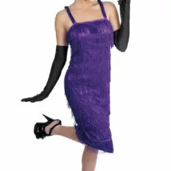 Fun Shack Roaring 20s Girl Purple Costume