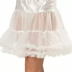 California Costumes Ruffled White Pettiskirt 1950's