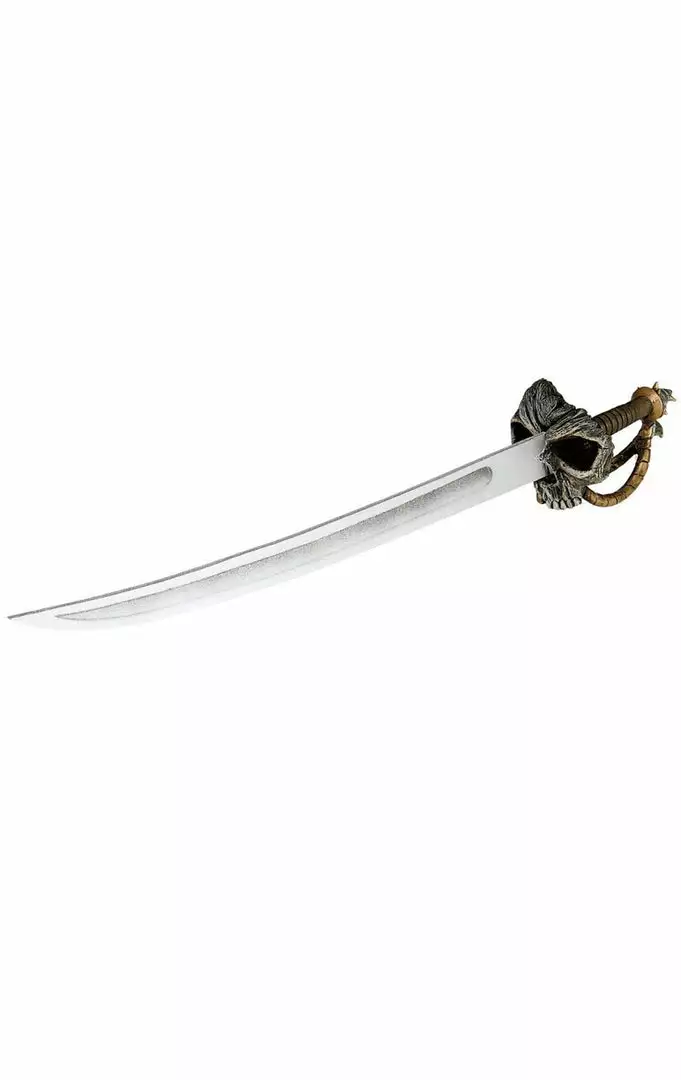 Rubies Skull Face Pirate Sword 1 Rubies Skull Face Pirate Sword