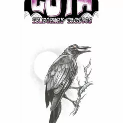 Tinsley Transfers Punk The Raven Goth Tattoo Accessory