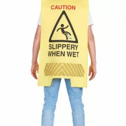 Generic Wet Floor Sign Costume Novelty