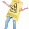 Generic Wet Floor Sign Costume Novelty