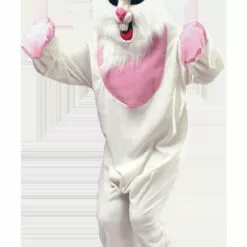 Bristol Novelty White Creepy Bunny Costume Animals