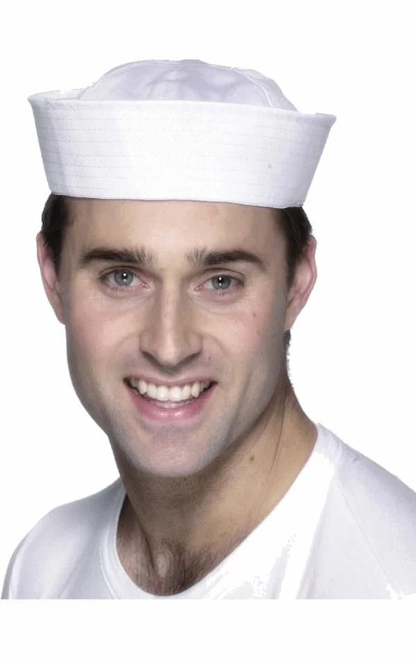 Bristol Novelty Pride White Sailor Hat 1 Bristol Novelty Pride White Sailor Hat