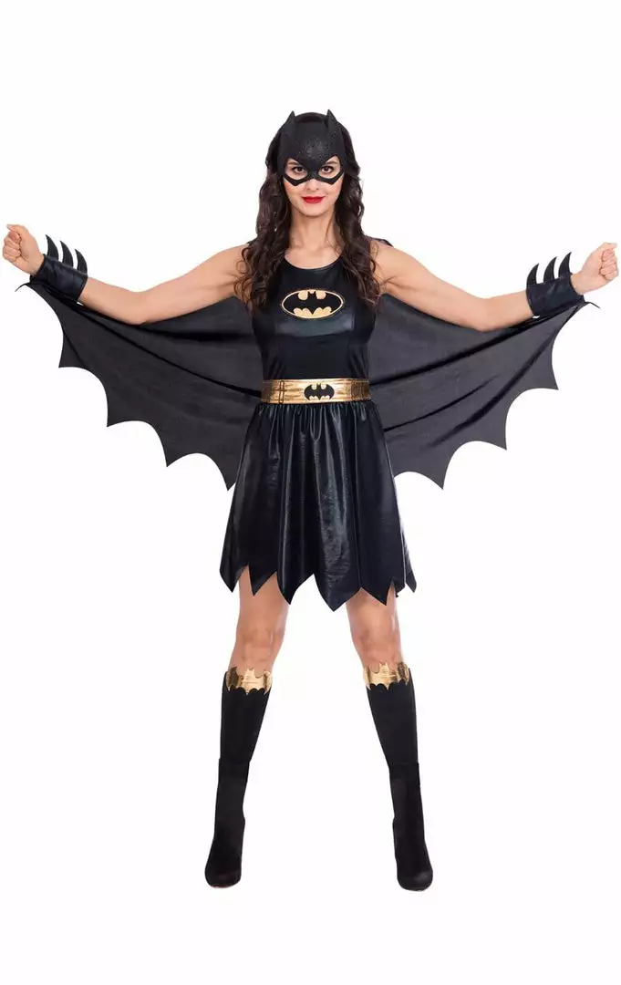 Generic Womens Classic Batgirl Costume 1 Generic Womens Classic Batgirl Costume