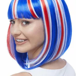 Generic Womens Union Jack Lola Wig Around The World